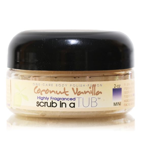 scrub in a TUB 3oz <br> Coconut Vanilla