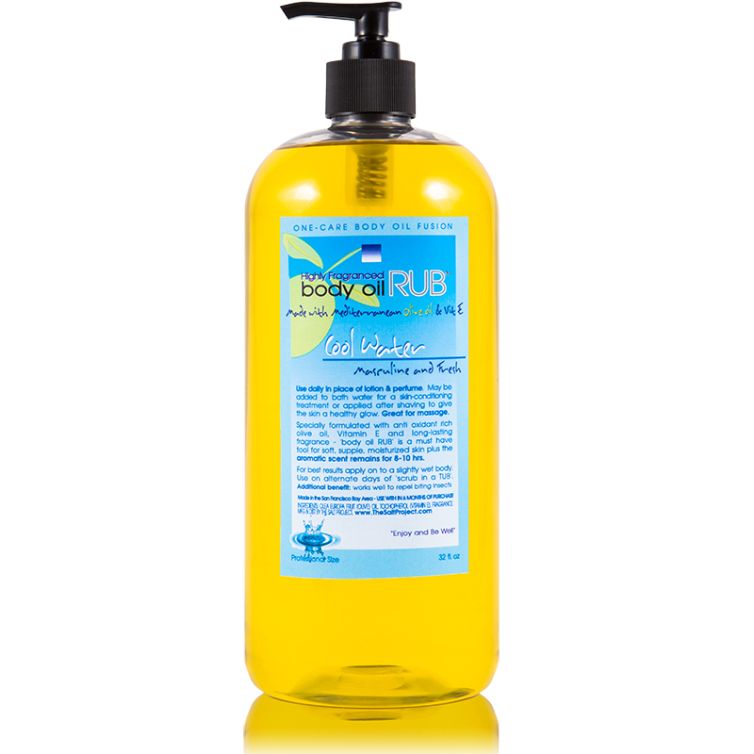 body oil RUB 32oz<br>Cool Water
