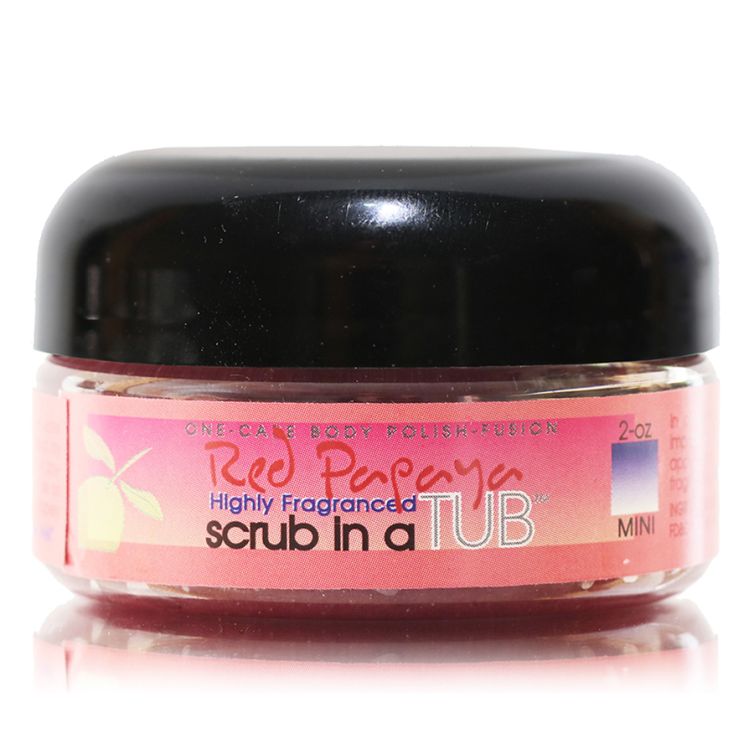 scrub in a TUB 3oz <br> Red Papaya