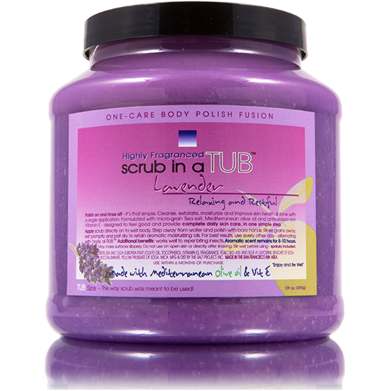 scrub in a TUB 109oz<br>Lavender