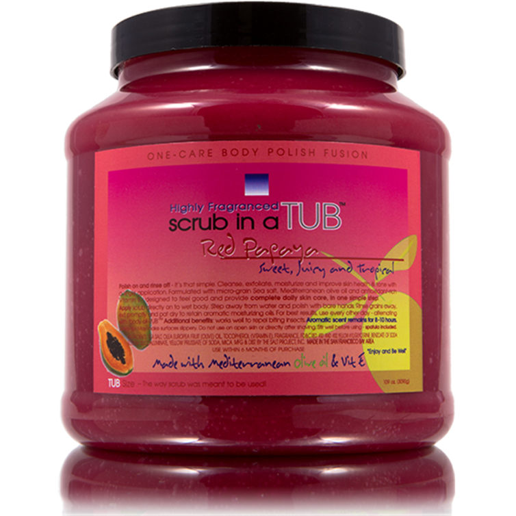 scrub in a TUB 109oz<br>Red Papaya