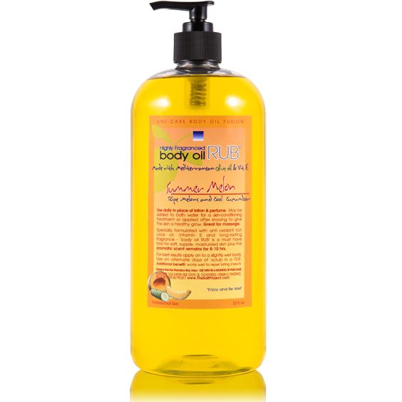 body oil RUB 32oz<br>Summer Melon