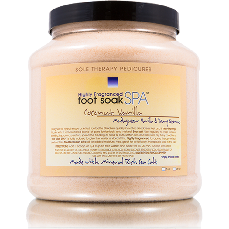 foot soak SPA 5LB<br>Coconut Vanilla