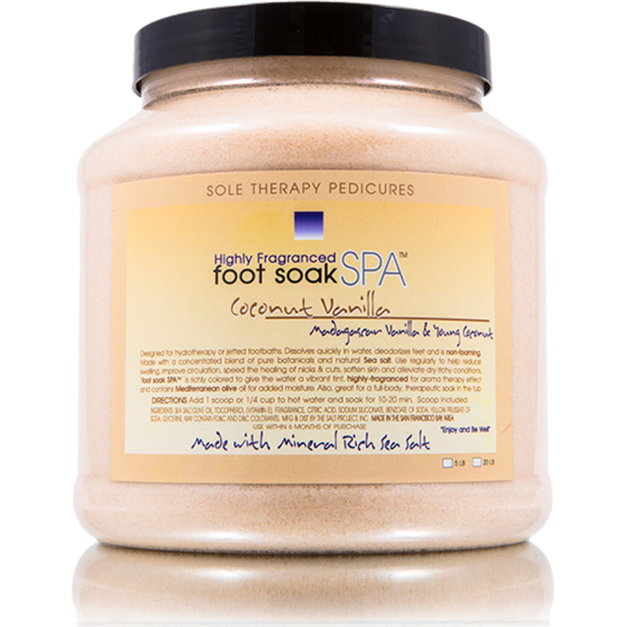 foot soak SPA 5LB<br>Coconut Vanilla