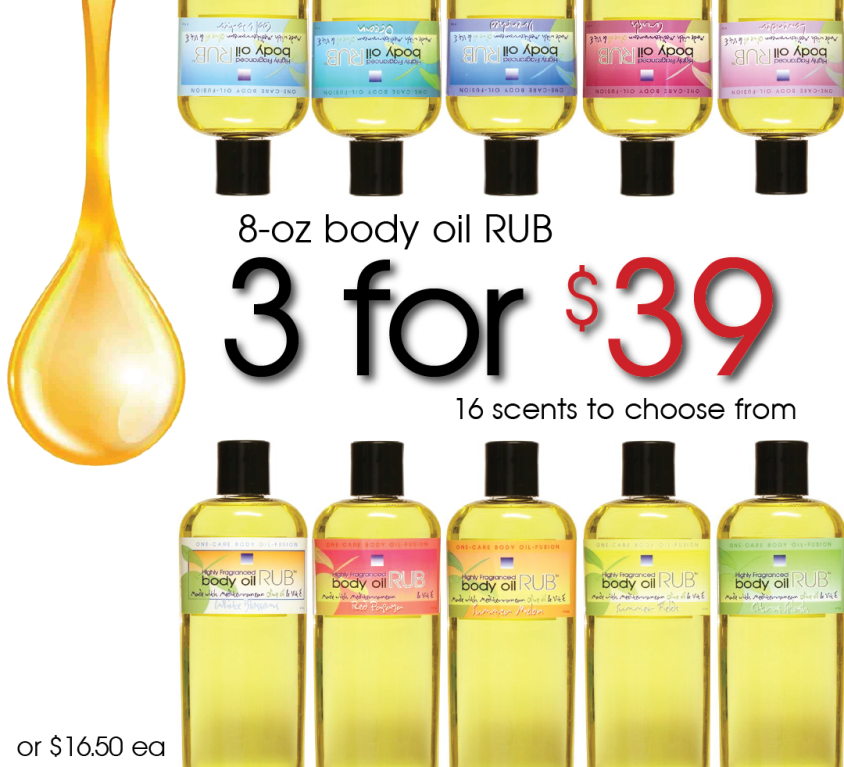 body oil RUB 8oz<br>Bundle & Save